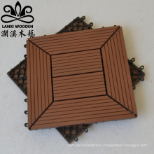 6 layer coffee color parquet plastic wood floor